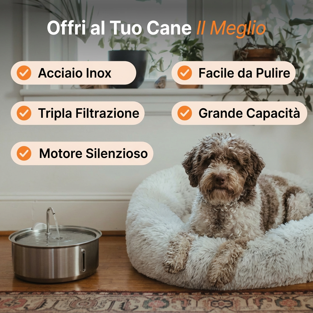 La Fonte Canina™ - Acqua Pura e Filtrata per Cani Più Sani