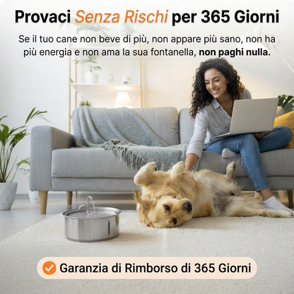La Fonte Canina™ - Acqua Pura e Filtrata per Cani Più Sani